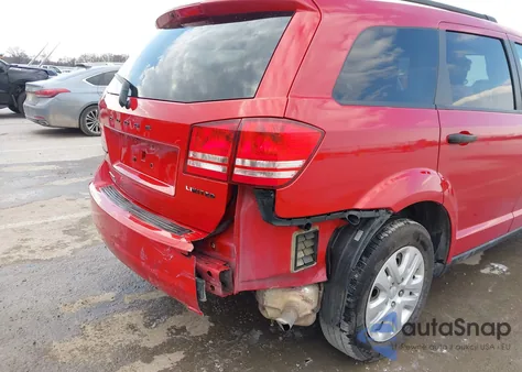 2018 Dodge Journey Se from USA, damaged, VIN 3C4PDCAB3JT449178